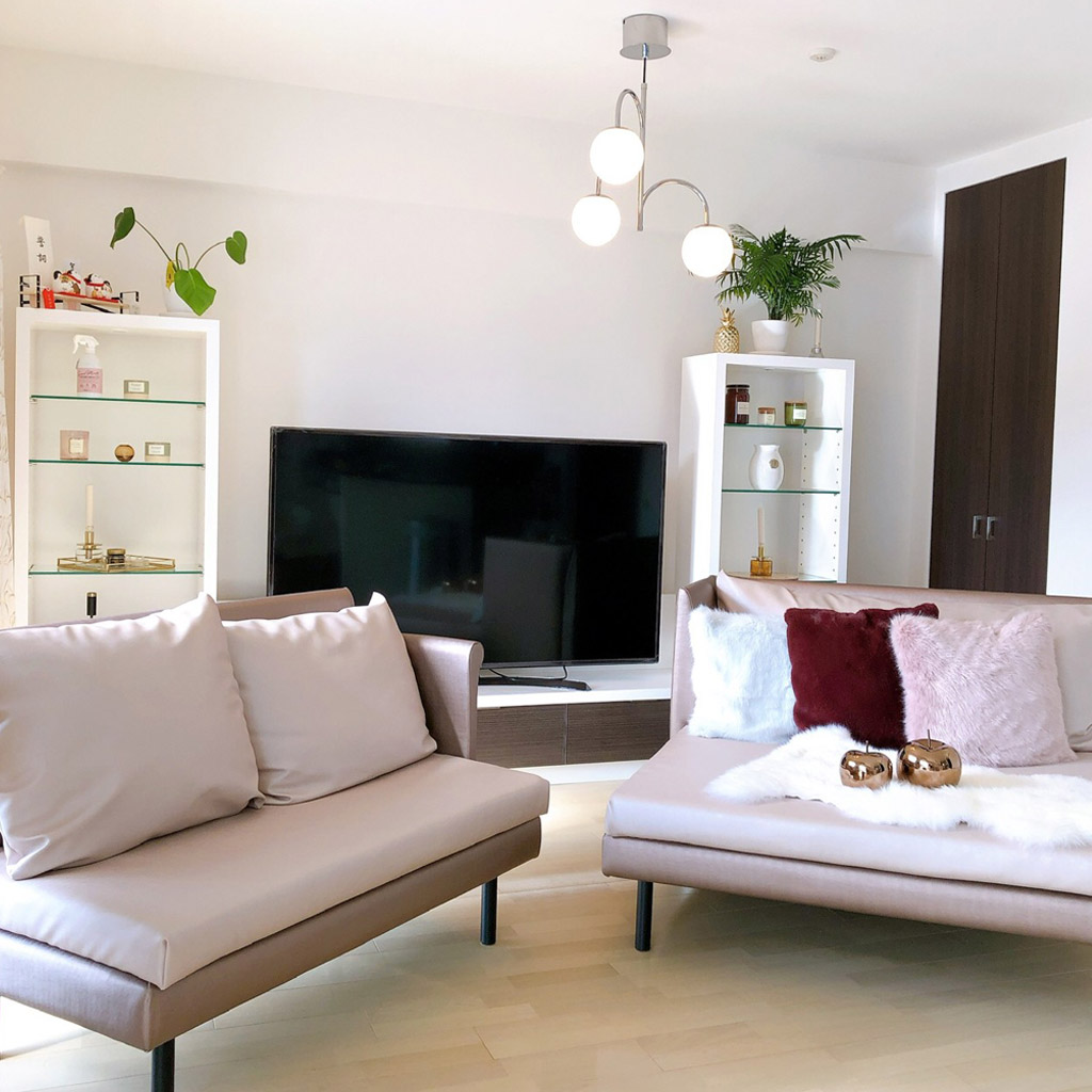 自宅のソファー